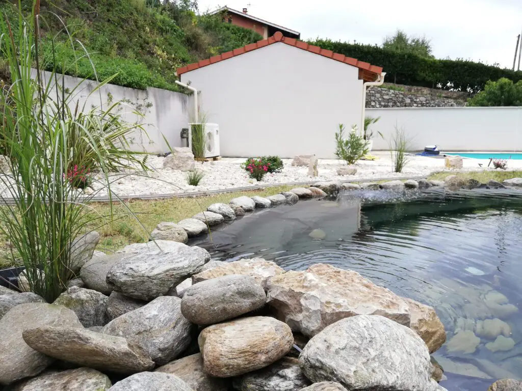 bassin décoratif paysagiste pisciniste à saint michel sur rhone